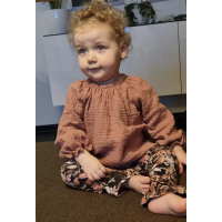 Blouse Embroidery Clay roze